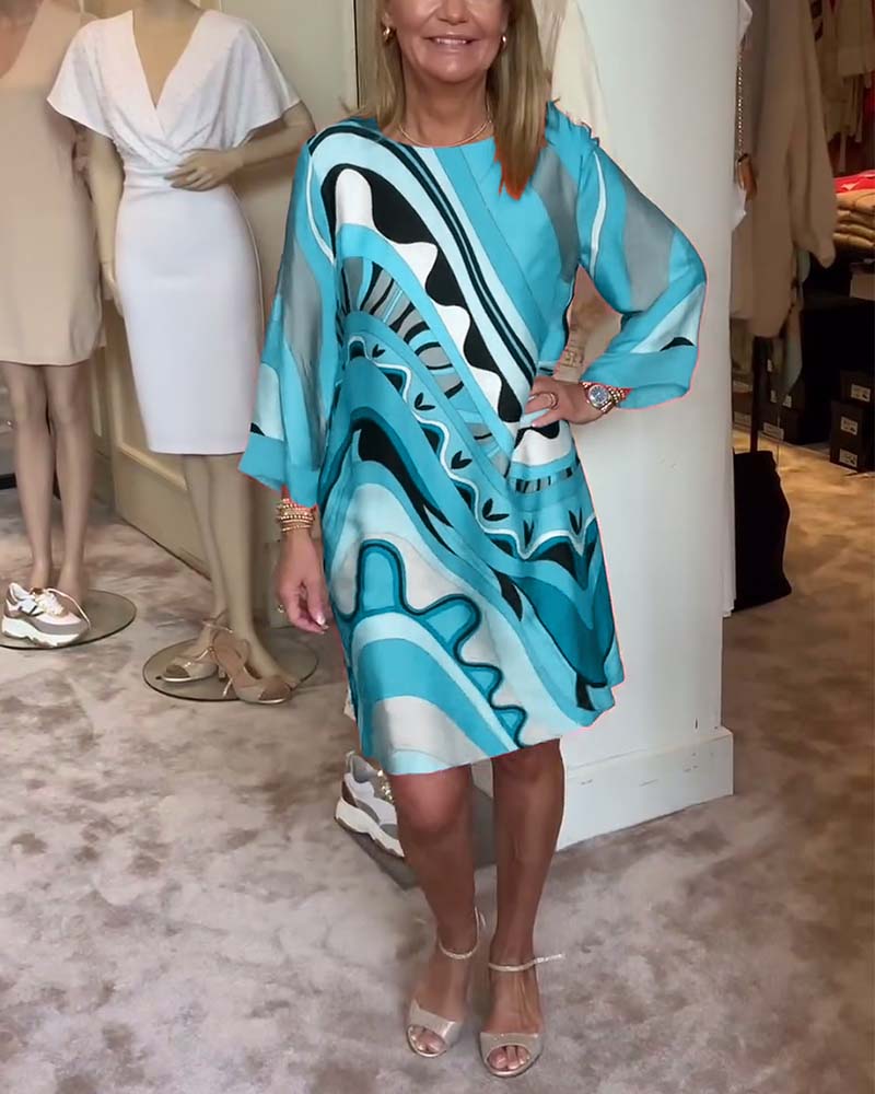 Kelly™ | Printed Midi Dress