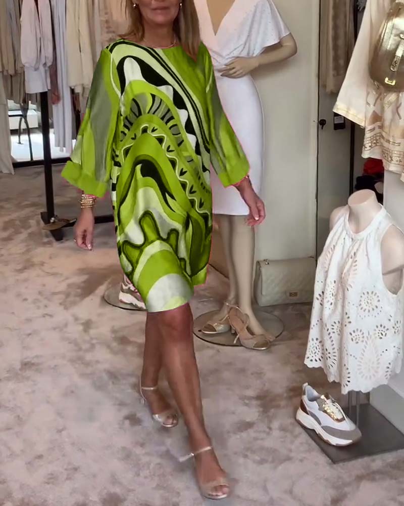 Kelly™ | Printed Midi Dress