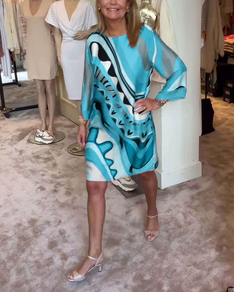 Kelly™ | Printed Midi Dress