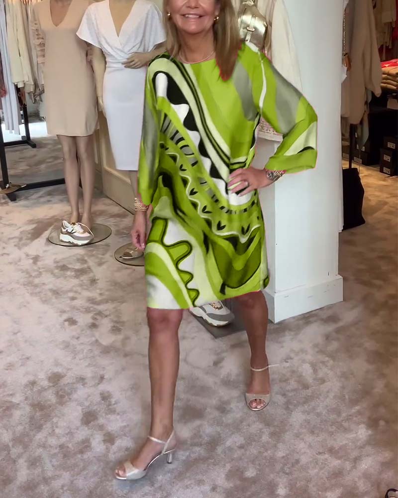 Kelly™ | Printed Midi Dress