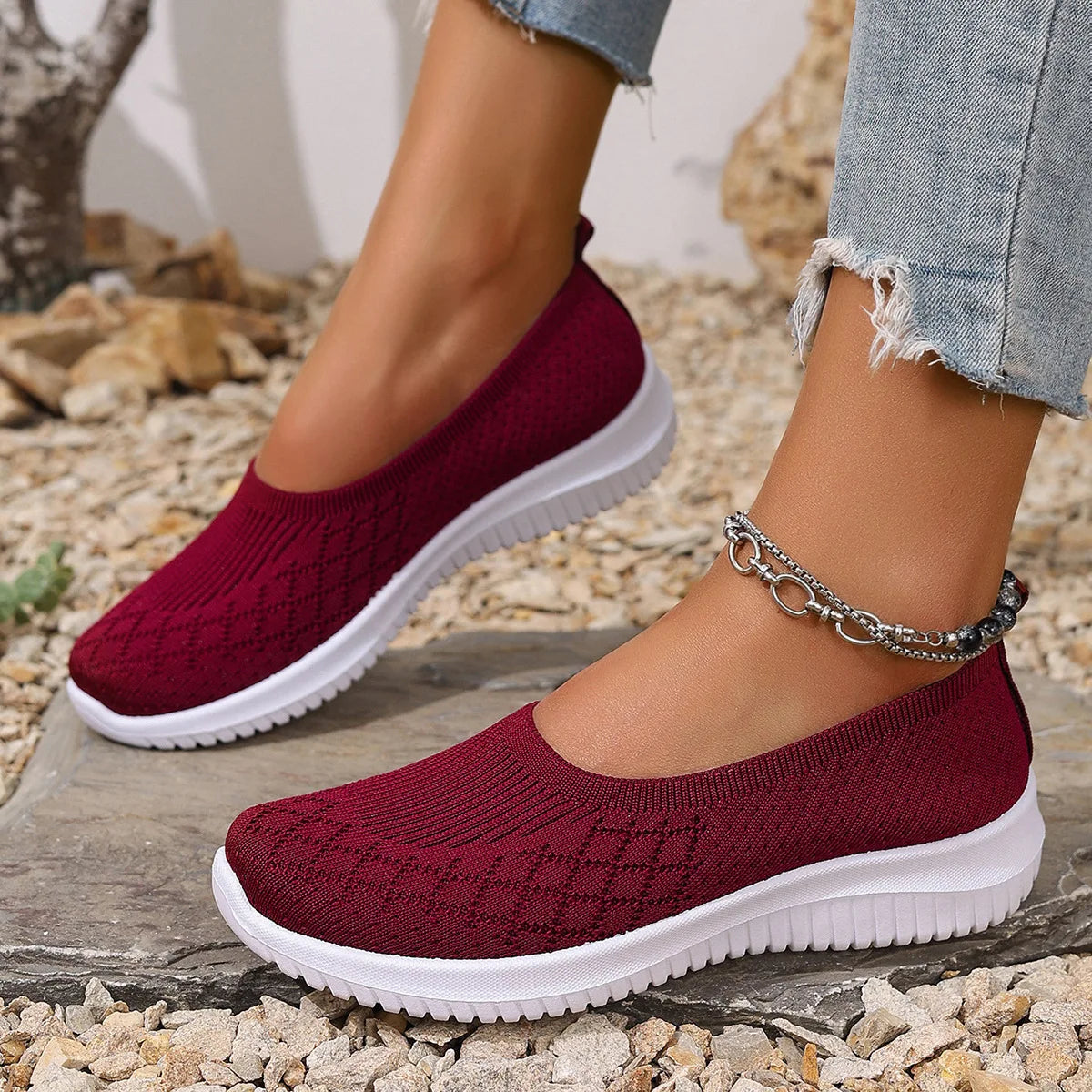 Sofina - Anti Slip Breathable Slip-Ons