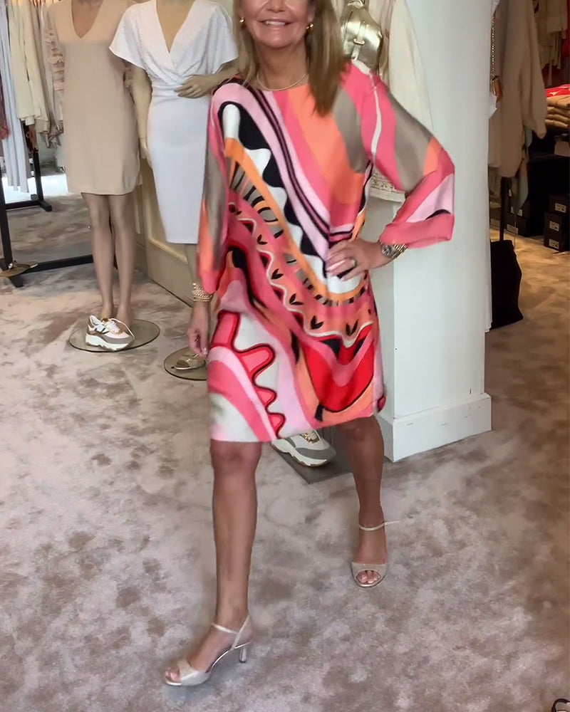 Kelly™ | Printed Midi Dress