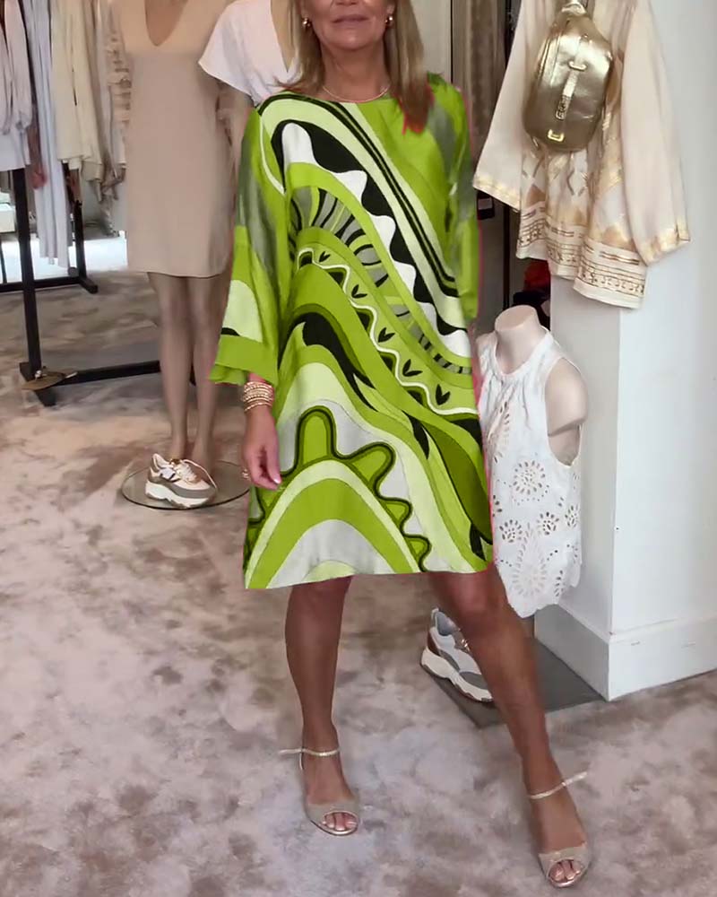 Kelly™ | Printed Midi Dress