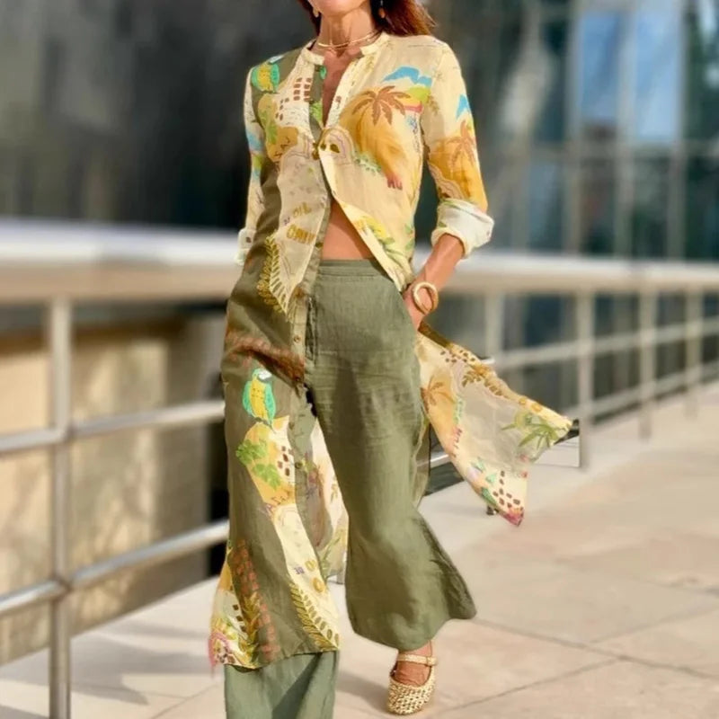 Ivana | Freshness, Style,Elegant Linen Set