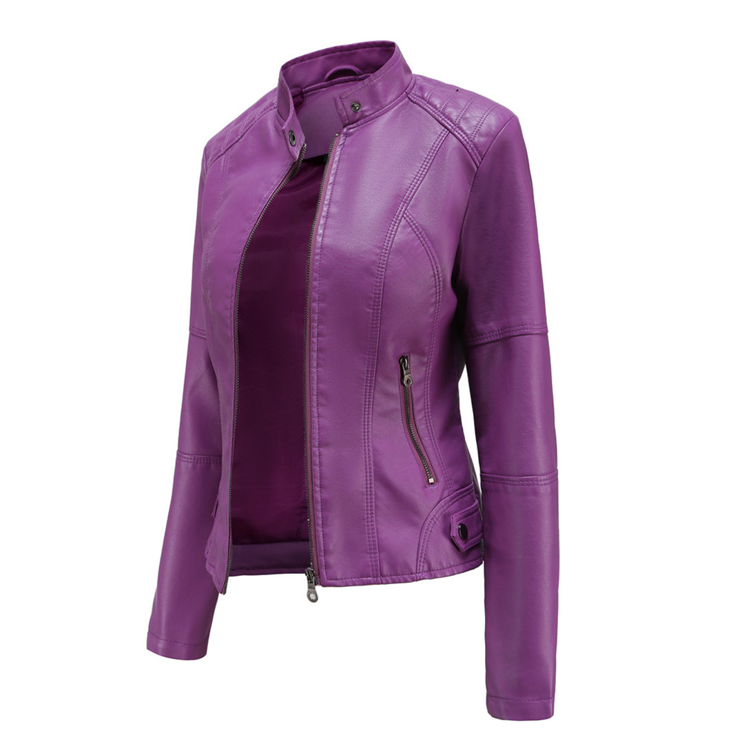 Milena™ - Elegant leather jacket