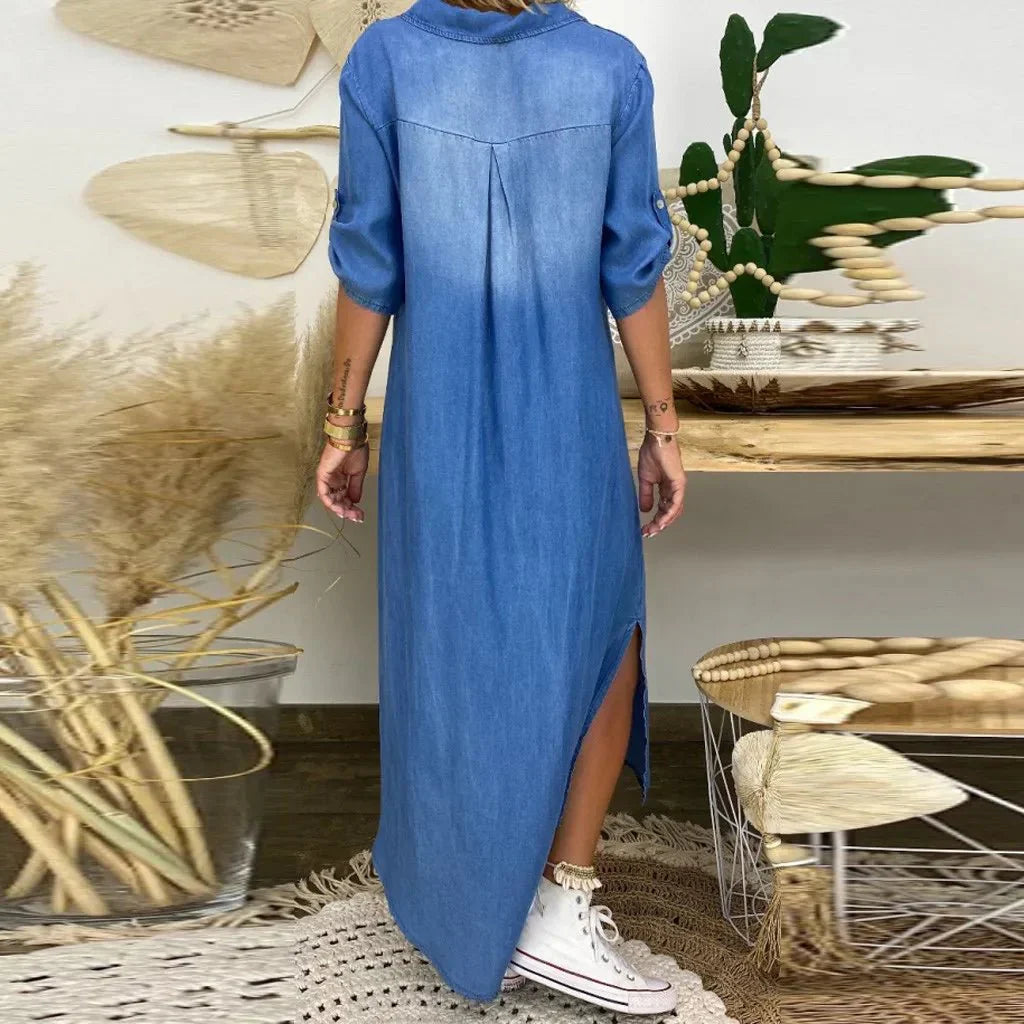 Gloria  | Comfortable Relaxed Denim Dress